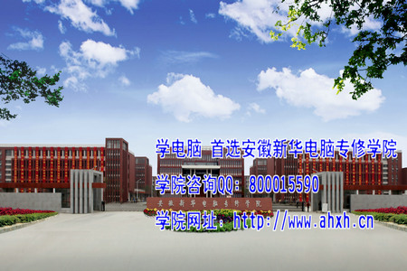 安徽新華電腦專修學(xué)院新校區(qū)全景