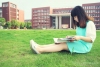 讀書的女孩-校園隨拍